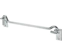 Connex Crochet tempête Ø 10 x 280 mm avec plaque galvanisée/crochet universel/crochet de montage pour garage/atelier/outil de rangement/galvanisé bleu 280 mm