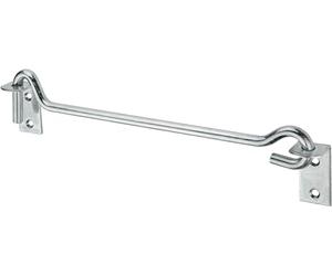 Connex Crochet tempête Ø 10 x 280 mm avec plaque galvanisée/crochet universel/crochet de montage pour garage/atelier/outil de rangement/galvanisé bleu 280 mm