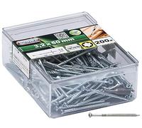 Connex DP3213250 Lot de 200 Vis de plancher galvanisés 3,2 x 50 mm