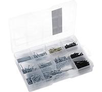 Connex DP8500109 Assortiment de 515 clous et peignes dans une boîte en plastique pratique pour la maison, les loisirs et l'atelier