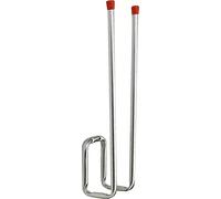 Connex DY222022 Crochet mural double pour bottes / chaussures, galvanisé 90 x 120 x 400 mm, Gris