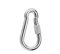 Connex DY270866 Mousqueton pompier Acier Inox 8 x 80 mm