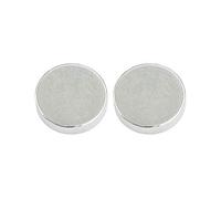 Connex dy7100004 Aimant néodyme, Rond, adhérence 11 kg, Lot de 2, 2 x 2 x 0,5 cm
