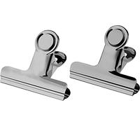 Connex DY7100038 Lot de 2 pinces magnétiques en néodyme Ø 75 x 67 mm Force d'adhérence 4 kg pour la maison et l'atelier Argenté