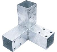 Connex hv4247 Poteau Coin, 200 x 185 x 185 mm, pour 71 x 71 mm Bois