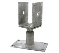 Connex HV4270 Pied de poteau hauteur réglable ⌀ 80-150 mm/galvanisé à chaud