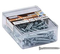 Connex HV4510 Clous d'ancrage 4,0 x 50 mm, galvanisé, din 1052, 100 pièces