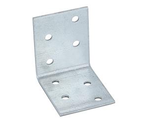 Connex HVG2420 Lot de 25 Equerres d'angle galvanisé 50 x 50 x 40 x 2 mm