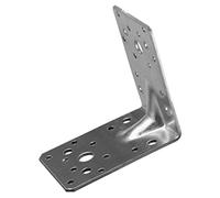 Connex HVG2650 Lot de 25 Equerres d'angle galvanisées 90 x 90 x 65 x 2,5 mm