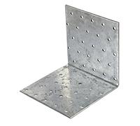 Connex HVG2720 Lot de 25 Equerres d'angle galvanisées 60 x 60 x 50 x 2,5 mm