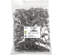 Connex KL3264540 Vis universelles 4,5 x 40 mm - Grand paquet de 1 kg - Tête fraisée - Entraînement TX - Partiellement fileté - Acier inoxydable/Jeu de vis/Vis dans un sac