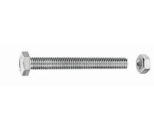 Connex KL4530840 Écrous hexagonaux M8 x 40 mm Acier Inox 1000 g