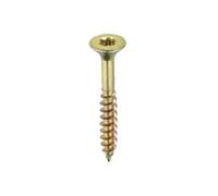 Connex B30195 Vis universelles à tête fraisée avec empreinte étoile TX pour panneaux de particules 5,0 x 70 mm 160 pièces Jaune