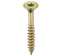 Connex Lot De 85 Vis Tx Tête Fraisée Galvanisées Jaune 6,0 X 100 Mm G