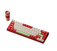 Connexion Bluetooth 24G compacte double mode 68 clavier mécanique avec commutateurs à thé compatible avec les ordinateurs portables et les ordinateurs portables Conception remplaçable à chaud(A)