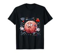 Connexion cérébrale Perdue, Stress technologique Amusant T-Shirt