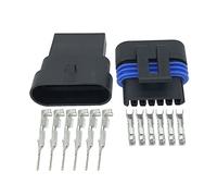 Connexion de câble en plastique voiture à 6 broches avec borne DJ7066Y-1.5-11/21(Male and Female Plug,10 Sets)