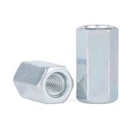 Connexion hexagonal à l'écouteur long, Écrou d'accouplement hexagonal long M4 M5 M6 M8 zingué(M6x10x40 2pcs)