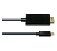 Connexion Mini Display Port mâle vers HDMI, idéal pour diffuser de l'audio et de la vidéo en haute définition. Parfait pour connecter des appareils tels que des ordinateurs portables à des écrans et