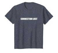 Connexion Perdue T-Shirt, Enfant, Bleu Chiné, 6 Ans