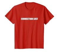 Connexion Perdue T-Shirt, Enfant, Rouge, 6 Ans