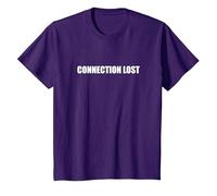 Connexion Perdue T-Shirt, Enfant, Violet, 10 Ans