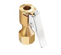 Connexion rapide du mandrin pneumatique | Connecteur de gonfleur 1,65x0,67x1,46 pouces avec clip | Mandrin de gonflage de pneu en laiton, pour SUV moto vélo remorque RV voiture camion