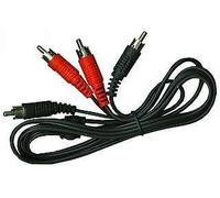 Connexion RCA fiche/fiche stéréo 0,5 m