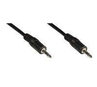 Connexion stéréo jack 3,5 mm mâle/mâle, 2 m. Good Connections®