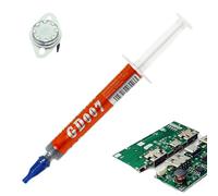 Connexion thermique | Connexion thermique hautement conductrice, tube de seringue en silicone Pâte conductrice pour composants électroniques, imprimantes CPU et appareils ménagers