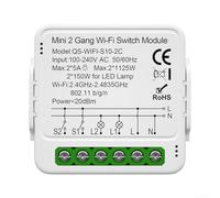 Connexion Wi-Fi pour module Smart Switch, améliorez l'expérience domotique avec l'application mobile et les fonctionnalités de contrôle vocal (3 gang)