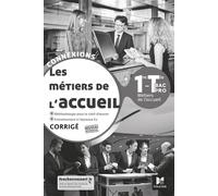 Connexions - METIERS DE L'ACCUEIL 1re-Tle Bac Pro Métiers de l'accueil - Ed. 2020 - Corrigé - David Lallement - Foucher - broché - Scolaire / Universitaire