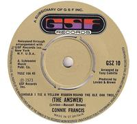 Connie Francis - Connie Francis 45 RPM Should I Tie a Yellow Ribbon Round the Ole Oak Tree? (The Answer) / Paint the Rain