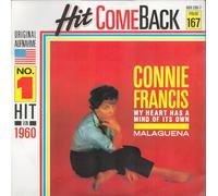 Connie Francis - My heart has a mind of its own/Malaguena (Hit Comeback 167) / Vinyl single [Vinyl-Single 7'']