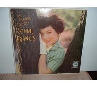 Connie Francis - My Thanks To You - 1959 MGM vinyl LP