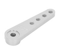 Connor Bras De Servo 1/8 1/10 Universel Allonge 25 Dents, Direction Simple Face, Palonnier En Aluminium Argente