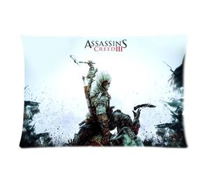 Connor Kenway Assassin S Creed Iii Pillowcases Custom Pillow Case Cushion Cover 20 X 30 Inch Two Sides