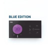 Conntrôle thermostatique électronique encastré Shower Technology Blue Edition Noir / Chromé - TRES 49288299