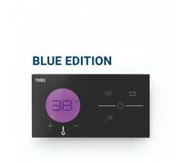 Conntrôle thermostatique électronique encastré Shower Technology Blue Edition Noir / Chromé - TRES 49288399