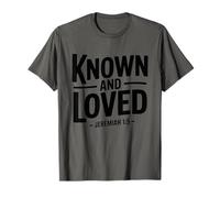 Connu et aimé - Verset biblique inspirant Foi chrétienne T-Shirt