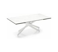 CONNUBIA table extensible à rallonge DUEL CB4850-R (Finition au choix, dessus poli - métal et céramique)