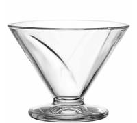 CONO Coupe à Glace sur pied 270 ml en verre X2