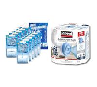 CONOPU Lot de 10x 248g(2.5kg) Déshumidificateurs d'armoire, Absorbeur d'humidité, Débarrassez-vous d & Rubson AERO 360° Recharges en tabs neutres pour absorbeur d'humidité