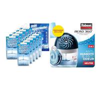 CONOPU Lot de 10x 248g(2.5kg) Déshumidificateurs d'armoire, Absorbeur d'humidité & Rubson AERO 360° Absorbeur d'humidité pour pièce de 20 m², déshumidificateur d'air efficace