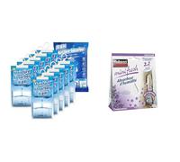 CONOPU Lot de 10x 248g(2.5kg) Déshumidificateurs d'armoire, Absorbeur d'humidité & Rubson Minifresh | Absorbeur d’humidité parfum lavande (2 sachets de 50 g) - Idéal pour dressing