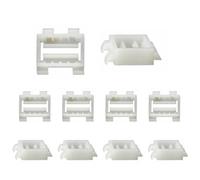 Conpert Clips De Fixation Voiture pour Mercedes-Benz W124 Limousine, W201, S124 T, 10 Clips de Fixation en Plastique pour Voiture