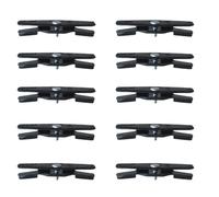 Conpert Clips De Fixation Voiture pour Renault, 10 Clips de Fixation pour Guide-vitre de Voiture