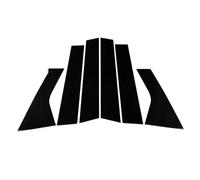 Conpert Garnitures De Pilier Fenêtre De Voiture pour Audi Q5 2009-2019, 6 pièces couvertures de Garniture d'autocollants de piliers de fenêtre BC