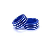 Conpert Voiture Intérieurs Décoration Cadre pour BMW E90 E92 E93 320i 325i 2005-2012, Lot de 2 caches décoratifs pour Bouton de réglage de climatisation de Voiture