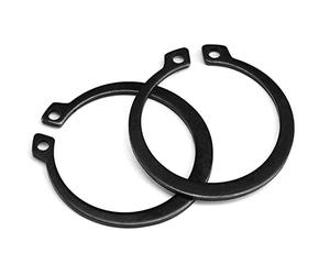 CONPHERON Circlips Exterieur, Clips en C à Anneau élastique, en Acier au Manganèse, Noir, 38mm, 20 pcs